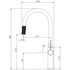Oliveri Vilo Pull Out Goose Neck Mixer Tap Chrome VT2425-CR image NaN