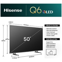Hisense 50 Inch Q6NAU 4K QLED Smart TV 50Q6NAU hero image