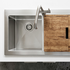 Sussex Taps Voda Sink Mixer Square Brushed Gunmetal VSMQ-13 image NaN