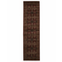 Rug Culture Istanbul Large Red, Black Rug 400X80CM - IST-5-RB-400X80 image NaN