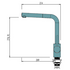Gareth Ashton 3K6-BB Lucia Pull Out Kitchen Mixer Tap image NaN