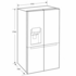 LG 637L French Door Instaview Fridge with Ice Maker & Water Dispenser GF-V706BSL image NaN