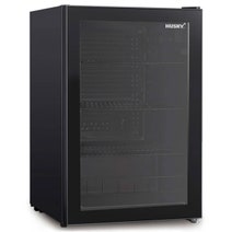 Husky 130L Undercounter Bar Fridge Black HUS130HDBLK hero image