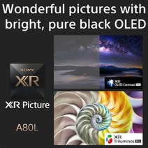 Sony Bravia 83 Inch A80L XR OLED 4K Google TV XR83A80L hero image