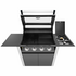 Beefeater 1600 Series Dark Four Burner BBQ with Side Burner & Trolley BMG1641DA image NaN