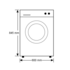 Bosch WAW28540AU 8.5kg Front Loading Washing Machine image NaN
