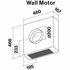 Falmec F9NV14S1-EW1500 140cm Nuvola 140 Ceiling Cassette Rangehood with Wall Motor image NaN