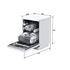Omega ODW717XB Freestanding Dishwasher image NaN