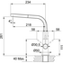 Franke Sinos Pull-Out Tap Onyx TA6301B image NaN