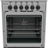 Glem 53cm Dual Fuel Freestanding Oven Stainless Steel GB534GE image NaN