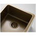 Titan Medium and Medium Double Bowl Sink Pearl Gold TSPG4040 image NaN