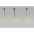 CTO Lighting Tinto Large Pendant Light - Satin Brass Shade with Dark Bronze Drop Rod TINPELSBBZ image NaN