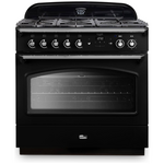 Falcon 90cm Classic FX Black-Chrome Dual Fuel Freestanding Oven CLA90FXDFBL-CH hero image