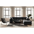 Kalona Milan Three Seater Charcoal Leather Lounge 19073-C image NaN