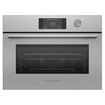 Fisher & Paykel 60cm Series 7 Contemporary Compact Combi-Microwave Oven Brushed Silver Glass OM60NCTDX5 hero image