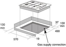 Chef GHS607S Gas Cooktop hero image