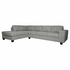 Ostro Tilba Four Seater Left Hand Chaise Lounge Steel U2370ZLHFCSXSHX image NaN