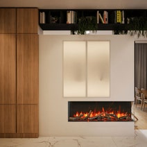 Remii 72 Inch Indoor 3 Sided Electric Fireplace 72-BAY-SLIM hero image