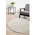 Rug Culture Chrome Small Silver & Off White Rug 150X150CM - CRO-SAV-SIL-150X150 image NaN