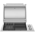 Smeg 90cm Universale 2 Burner Electric BBQ with Stainless Steel Lid BBQE90XAU image NaN