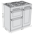 Belling Cookcentre 90cm Deluxe Dual Fuel Freestanding Oven/Stove Stainless Steel BCC900GTGSS image NaN