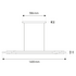DCW Editions Org Horizontal Pendant Light - 1600mm ORGPH1600 image NaN