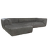 Missoni Inntil 3 Seater Left Hand Chaise Sofa - Coomba 86 Grey 1K4MO001011K4MO00105 image NaN