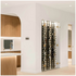 KingsBottle 72 Bottle Floor-to-Ceiling Mounted Wine Rack with Offset Pegs FTC215W3050H-D18X2 image NaN