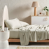 Linen House Augusta 500TC Taupe King Fitted Sheet 50cm 01843F730 image NaN
