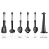 Joseph Joseph Elevate Silicone Carousel 5-piece Utensil Set with Rotating Storage Stand  10567  image NaN