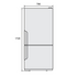 Westinghouse 528L Bottom Mount Fridge WBE5300WAR image NaN