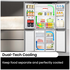 Hisense 483L PureFlat Slim French Door Refrigerator with Non-Plumbed Ice and Water Dispenser Stainless Steel HRCD483TSW image NaN