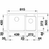 Blanco Naya 8 1 and 3/4 Bowl Inset Sink NAYA8BK5 image NaN