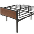 Zinus Queen Tucker Bed Frame Metal & Bamboo Wood Base Brown AU-FBOBH2-14Q image NaN