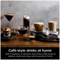 Ninja Luxe Cafe Premier Espresso Machine Gunmetal ES601GM hero image