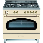  Fratelli 90cm Venezia Dual Fuel Freestanding Oven-Ivory VE29650FEMIVO hero image