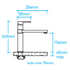 Billi Home Paddle Lever Mixer Tap - Chrome 991800PCH image NaN