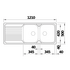Blanco TIPO 8S Double Bowl Inset Sink with Left Hand Drainer 528228 image NaN