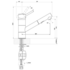 Franke Eclipse Pull-Out Tap Chrome TA6001 image NaN