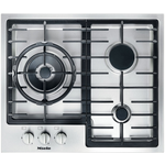 Miele 60cm 3 Burner Natural Gas Cooktop Stainless Steel KM2312G hero image