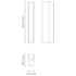 CTO Lighting Artes 300 Wall Light - Satin Brass ARTCW3SBHA image NaN
