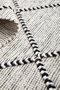 Rug Culture Maison Oversize Black & Off White Rug 400X300CM - MSN-JASMIN-400X300 hero image