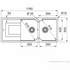 Franke UBG221PW Urban Granite Double Bowl Reversible Drainer Sink image NaN