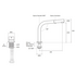 Rogerseller Tonic Hob Sink Mixer and Outlet with Pull Out Spray - Chrome 360601375201 image NaN