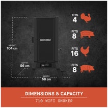 Masterbuilt 710 Wifi Digital Electric Smoker MB20072224 hero image