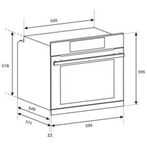 Haier 60cm 300 Series Built-in Oven with Air Fry Black HWO60S7MB6 hero image