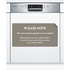 Bosch SMI66MS01A Serie 6 Semi-Integrated Dishwasher image NaN