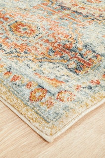 Rug Culture Legacy Large Multi-coloured Rug 400X80CM - LEG-853-BLUE-400X80 hero image