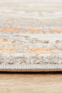 Rug Culture Mayfair Small Grey & Peach Rug 150X150CM - MAY-CAT-GRY-150X150 hero image