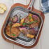 Tramontina Grano 28cm Tri-Ply Clad Skillet Grill Pan 62159280 image NaN